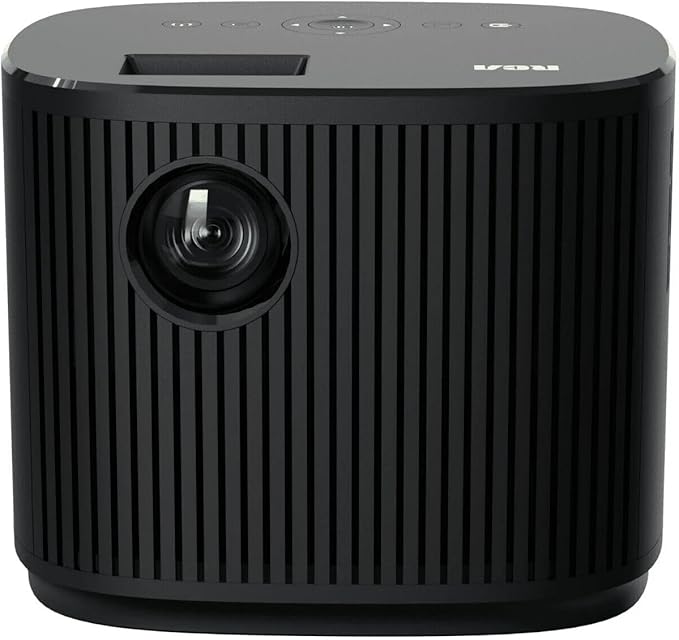 RCA 720P Home Theater Projector, 1280 x 720 (720P), 4" LCD technology, 120 ANSI lumens, 32" to 140" (diagonal), 2 x HDMI - RPJ181-BLACK