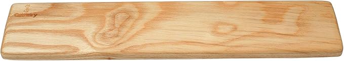Wooden Keyboard Wrist Rest, Keyboard Wooden Palm Rest, Keyboard Wrist Rest Pad, Solid Wood Mouse Pad Wrist Guard, Ash Wood Wrist Rest, Wrist Pad for Keyboard, (Fraxinus Excelsior,17.3in)