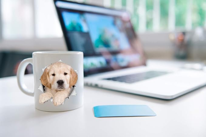 Golden Retriever Mug - Ceramic Funny Coffee Mug - Perfect Dog Lover Gift - Golden Retriever Coffee Mug - Great Birthday or Christmas Surprise for Friend or Coworker, Men and Women (11oz)