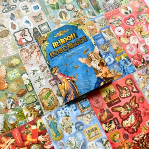 Vintage Sticker Book for Journaling Scrapbooking 500+ Antique Stickers - Image 2