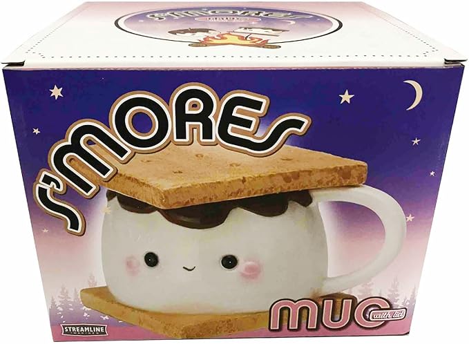 Streamline Imagined 1 X Marshmallow S'more Coffee Mug With Lid