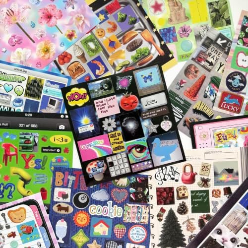 Dreamcore Japanese Sticker Book for Journaling Supplies,Stickers for DIY - Image 4