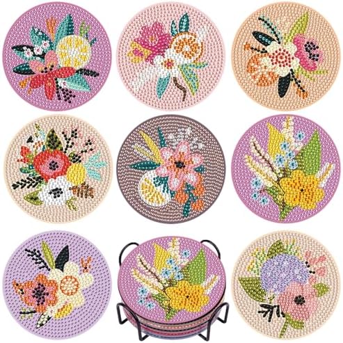 Gem Dots Craft Arts Supplies Party Home Decor 8pcs by DOTSOPS