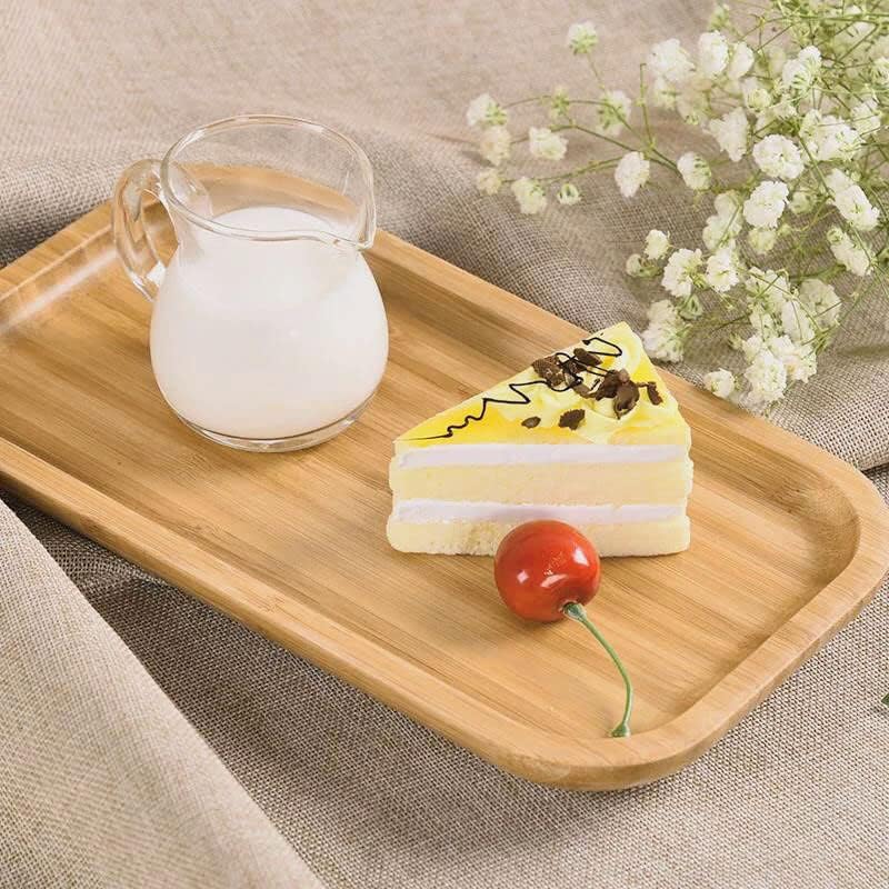 Bamboo Vanity Tray, Bathroom Counter Tray, Toilet Tank Top Tray for Organizing and Decor Display, 9.8 x 5.5 x 0.8 inch - Image 6