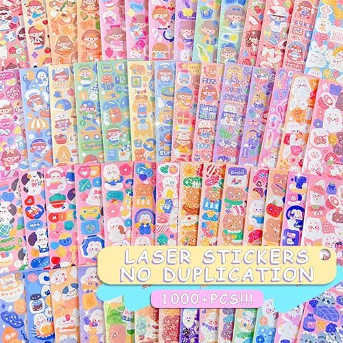 100 Sheets Cute Korean Stickers for Kpop Photocards, Decor Stickers Bulk - Image 2