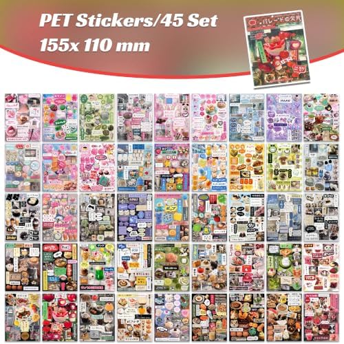 Aesthetic Sticker Book Vintage Japanese Cute Scrapbook Stickers 800+ - Image 5