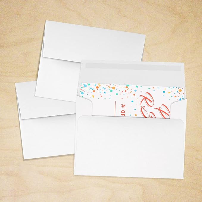 LUXPaper A2 Invitation Envelopes (4 3/8 x 5 3/4) - 70lb. Classic Crest Solar White (250 Qty.) | Perfect for Invitations, Announcements, Sending Cards, RSVP Cards | 4870-70SW-250