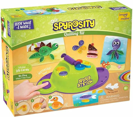 Quill On Spyrosity Explore Quilling Craft Kit | Paper Quilling Kit| Arts and Crafts for Kids 6-8 | Girls Toys Age 6-8 | Crafts for Ages 4-8 | Christmas Gifts for Kids 5 6 7 8 9 10 11 12 Years