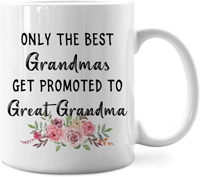 IWXYI Pregnancy Announcement Gifts for First Time Great Grandma,New Great Grandmother Gifts,Great Grandma Mug,Great Grandma Coffee Mugs 11 Ounce,Presents For Great Grandma Pregnancy Announcement