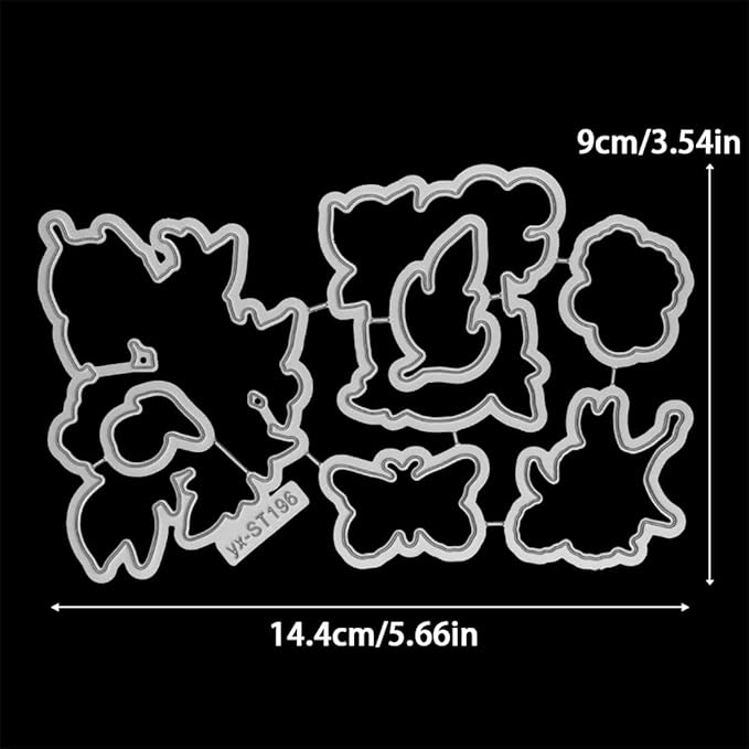 Harvest Season Fruit Basket Stamps and Cutting Dies for Card Making DIY Transparent Silicone Clear Stamp and Metal Die Cuts Sets for Scrapbooking Paper Greeting Cards Decor Seals Craft Supplies