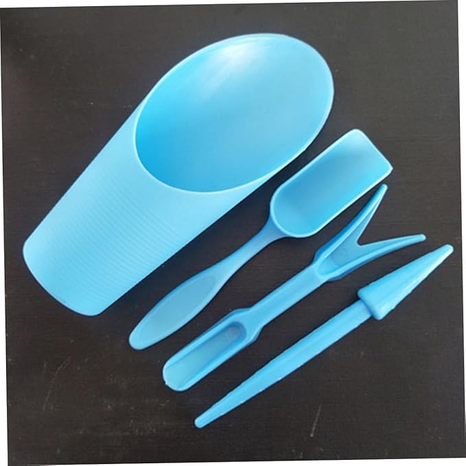 COHEALI Succulent Planting Tool Set Blue PP Succulent Hand Tool Kit for Indoor Bonsai Transplanting Gardening Accessories