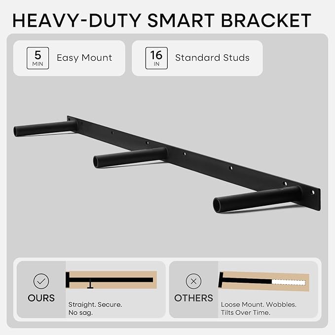 Homeforia 48 inch Walnut Floating Shelf, High End Solid Real Wood Large 48inch Floating Shelves for Wall, Dark Brown 48 inches Long Floating Shelves, Heavy Duty Bracket, 48 X 6.5 X 1.75 inch, Set of 2