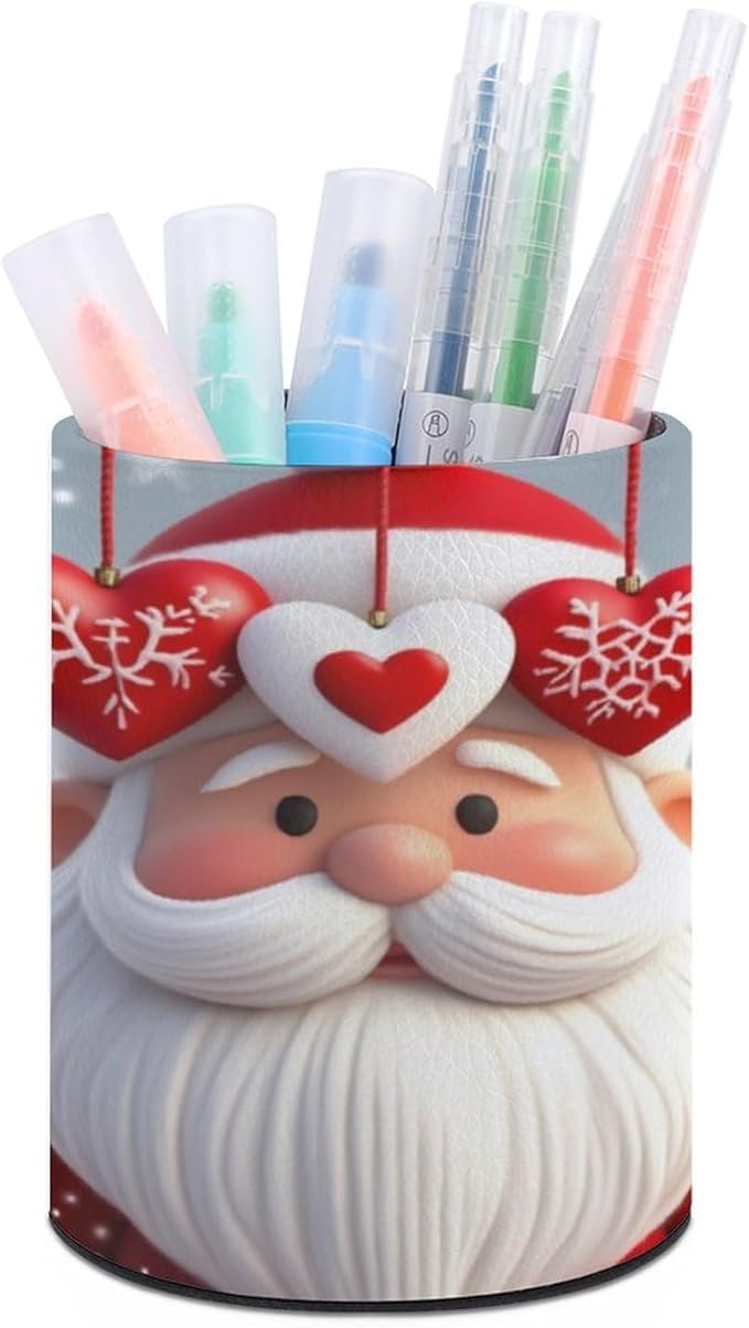 Men's Fashion Pencil Pen Holder Cup, Waterproof Office Supplies, Waterproof Multifunctional Office Supplies Christmas Gnome