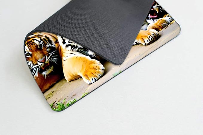 Square Mouse Pad Big cat,Gaming Mouse Pads for Desk,Soft Computer Waterproof Non-Slip Mouse Mat