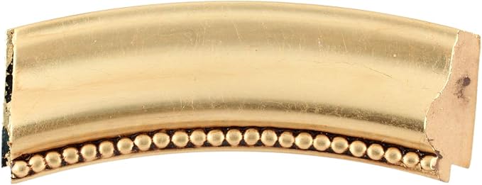 OVALCREST Oval Beveled Wall Mirror for Home Decor - Heritage Style - Gold Leaf - 21x25 Outside Dimensions