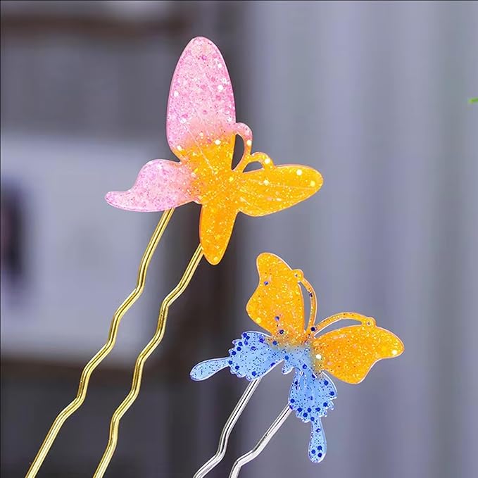 Resin Earring Molds, 2Pcs Butterfly Silicone Molds Keychain Pendant Molds Silicone Molds for Resin Jewelry, DIY Art Craft (B)