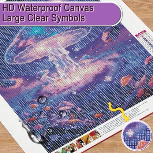 DOZEEZOP 4-Pack Diamond Art Kit for Adults, 5D Diamond Painting 12x16 Inch - Image 3