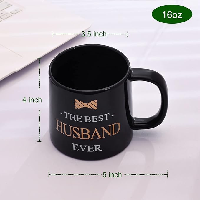 Miicol Funny Coffee Mug 16 oz, Large Ceramic Tea Mug, Gift Idea for Men, Husband, Cute Office Coffee Cup, Black Tea Cup, Unique Gift for Birthday, Christmas