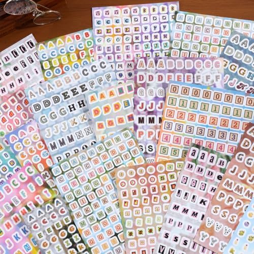 Stickers Book for Scrapbook Supplies,5000+ Letter Scrapbook Sticker for Art - Image 4