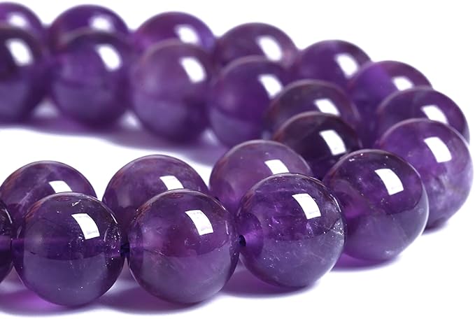 4MM 86PCS Natural Stone Purple Amethyst Crystal AAA Grade Quartz Beads for Jewelry Making DIY Bracelet