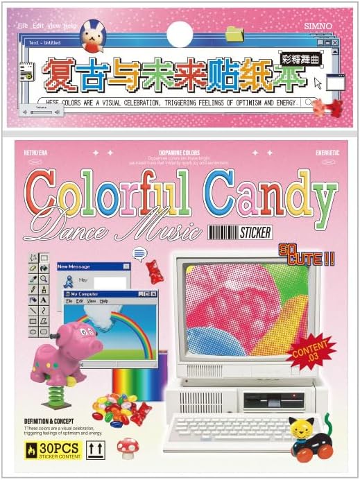 Alideco 30pcs Scrapbook Stickers Vintage Gourmet Desserts Sticker Book for Adults Sticker journaling Stickers for Scrapbooking (caitangwuqu) - Image 4