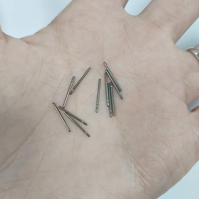 6pcs 20G Pure Titanium Earring Posts Pins, Nickel Free Hypoallergenic Titanium Earring Findings for Sensitive Ears | 50pcs Silicone Backs Include