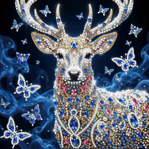 5D Diamond Art Kits for Adults Deer Diamond Painting Kits 12 x 12 inch by Unknown