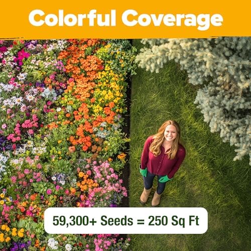 HOME GROWN 19 Wildflower Variety Mix 59,300+ Flower Seeds 2 oz - Image 5