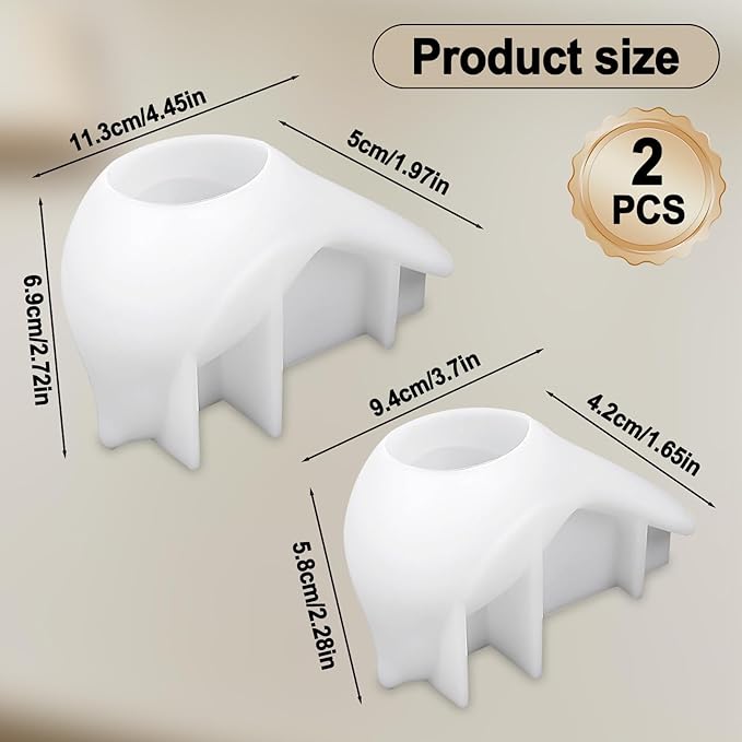 2PCS Bird Silicone Molds, Fuehbur 3D Bird Epoxy Resin Moulds Set with Floral Design, Animal Resin Casting Set Concrete Unique Display Mold DIY Crafts Halloween Christmas Decor