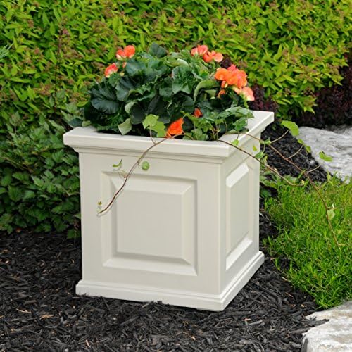 Mayne 5865-C Nantucket Polyethylene Planter, 16" x 16", Clay - Image 3