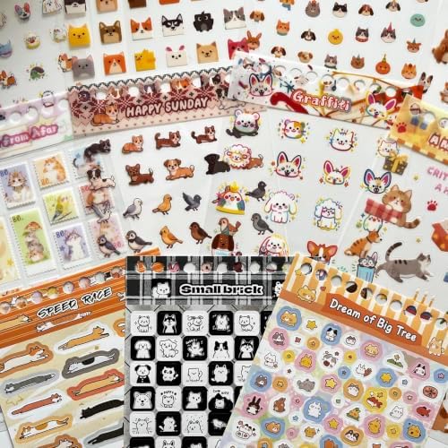 Stickers Book for Scrapbook Sppulies,700+ Kawaii Stickers for Journaling - Image 4