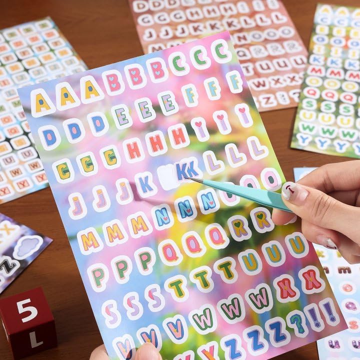 5000+Pcs Magazine Letter Stickers Book for Scrapbook Album - Image 2