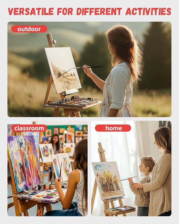 Simetufy 12 Pack 12x16 Inch Large Canvas Boards for Painting Flat Canvas Panels, Gesso Primed Acid-Free 100% Cotton for Acrylic Oil Watercolor Tempera Paint