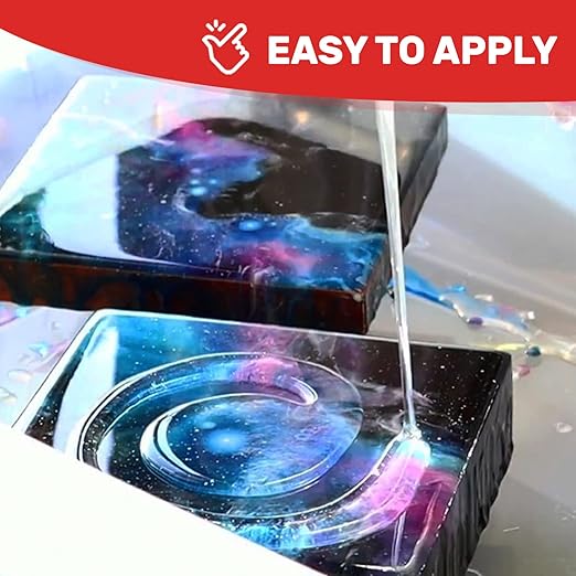 MAS Epoxies Art Pro Epoxy Clear Kit 2-Gallon (1-Gal Resin and 1-Gal Hardener) Low Viscosity and Enhanced UV Resistance, Ideal for Jewelry Making, Flower Preservation, and Other Resin Crafts
