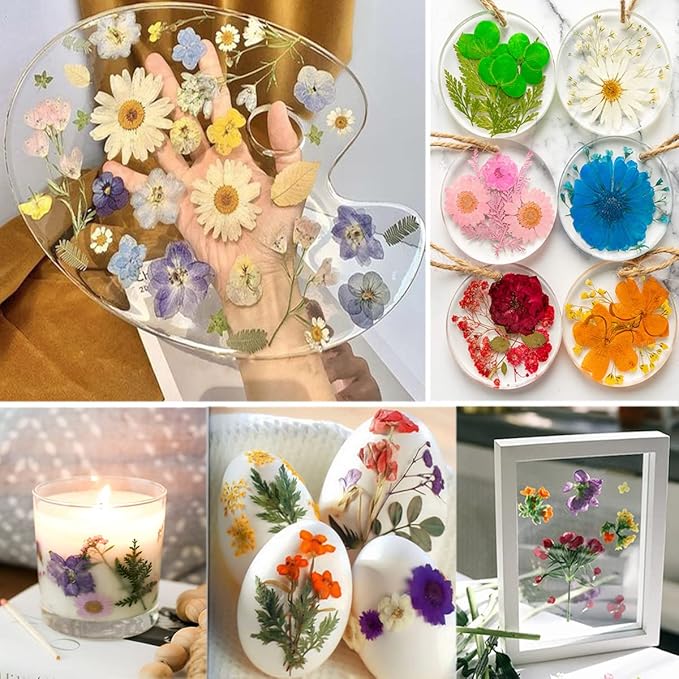 14 Types 37pcs Blue Dried Pressed Flowers for Resin Molds,YouthBro Real Natural Pressed Flowers for DIY Art Crafts,Candle Making, Nails Décor,Soap Making, Phone Case