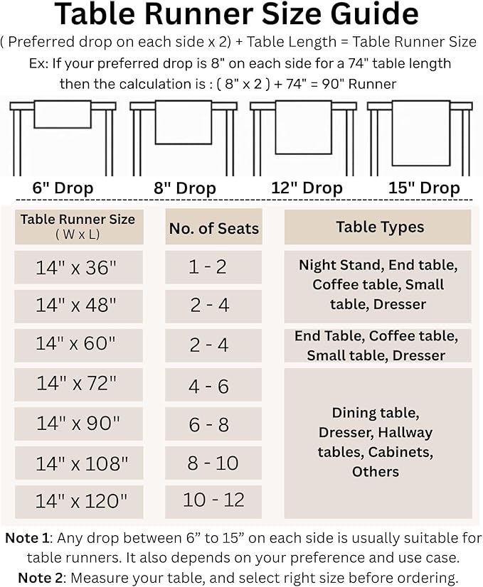 Solino Home Linen Striped Table Runner 120 Inches Long - Narrow Stripe 100% Pure Linen Natural and White Dining Table Runner 14 x 120 Inch for Spring, Easter