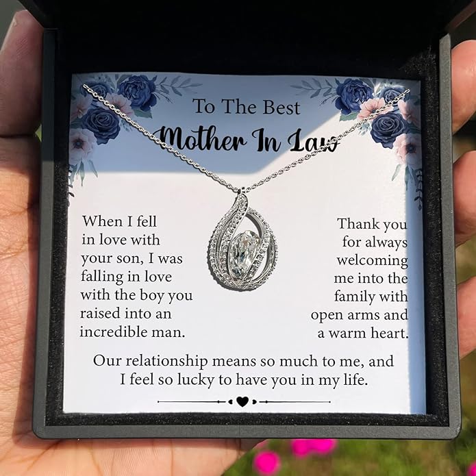 TRYNDI To My Best Mom Necklace for Women - Mom Christmas Gifts from Son, Mothers Day Necklace, Gifts for Birthday, Valentine's Day Jewelry for Mother