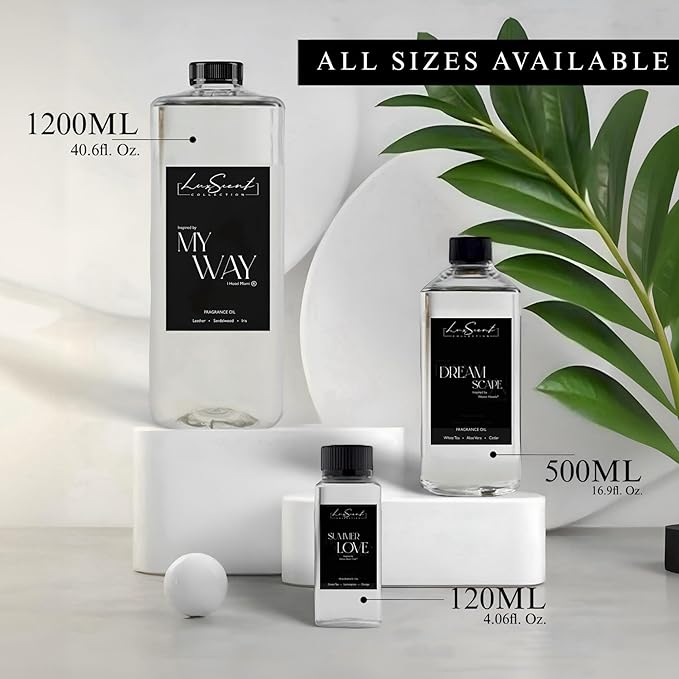 Aroma Diffuser Oil 1200ML 6Th Sense - Waterless Essential Oil for diffusers - Luxury Hotel Fragrance Inspired - Aroma Oil for Aromatherapy - Fits in Any Diffuser (6Th Sense)