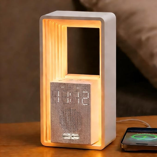 WILIT Digital Alarm Clock Sunrise, White Noise Sound Machine with Nightlight, 9 Sleep Aid Sounds Wake up Light for Heavy Sleepers, Dimmable Display, Snooze, USB Charging Port,Gifts for Women,Men,Teens