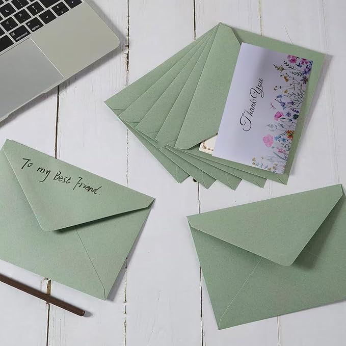40 Pack Thank You Blank Note Cards, Elegant Floral Design Blank Greeting Card, with Envelopes & Stickers, For All Occason party, 6 x 3.9 in