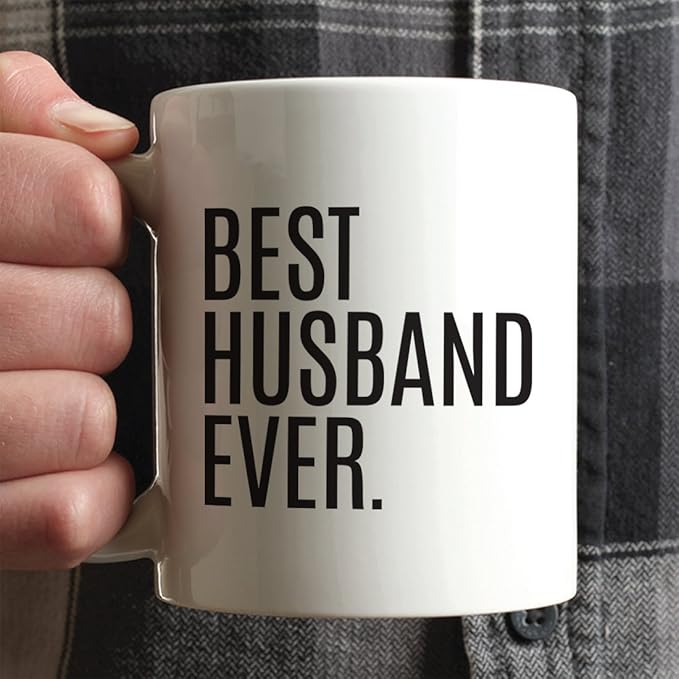 Andaz Press 11oz. Coffee Mug Birthday Gift, Best Husband Ever, 1-Pack
