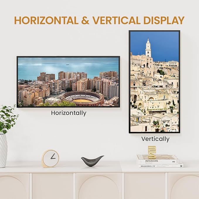 11x22 Aluminum Metal Newspaper Frame,Tempered Glass Black 11 x 22 Poster Frame Fits 11x22 Inch Newspaper, Assorted Media Cover Frame Modern Picture Frame for Wall Display
