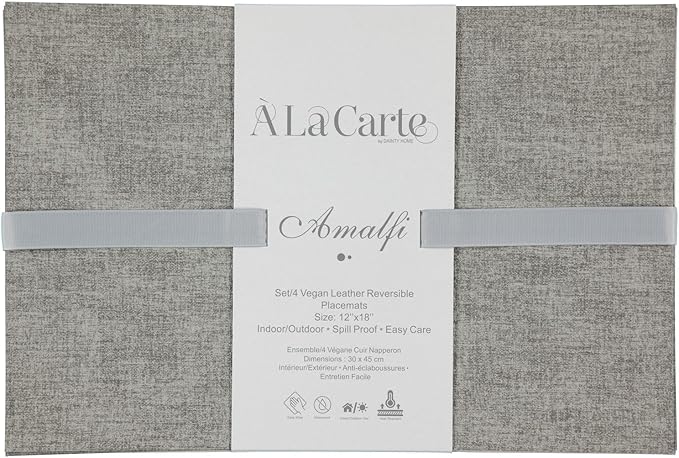 Placemats Set of 4 12" x 18" Heat-Resistant Table Mats for Dining Table Set for 4 Kitchen & Dining Room Decor Farmhouse, Boho, & Modern Style Easy to Clean, Durable & Stylish Table Decor