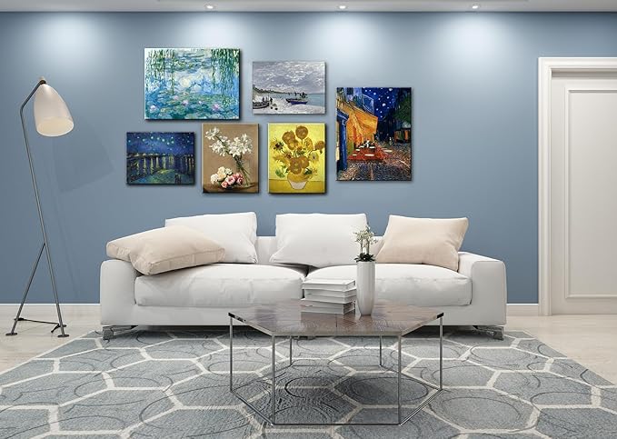 msspart Sunflowers by Vincent Van Gogh Canvas Wall Art Flower Vase Painting Giclee Print Floral Picture for Home Decor 24"x36"