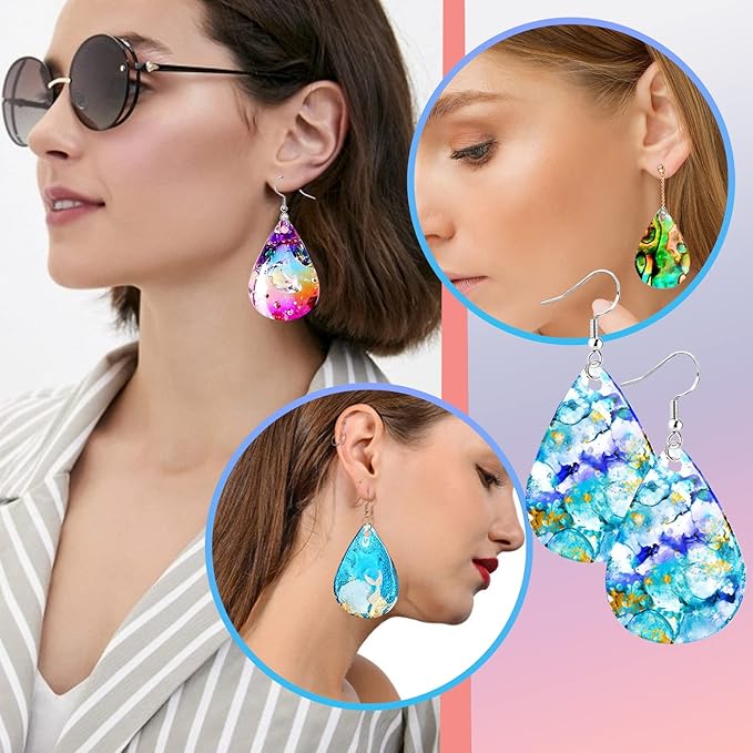 323 Pcs Resin Kits and Molds Complete Set, Resin Earring Mold, Earring Making Kit, Earring Hooks for DIY Resin Jewelry Molds Resin Casting with Earring