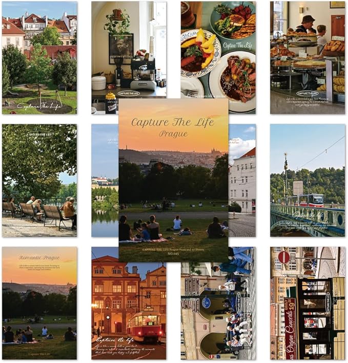 Monolike CAPTURE THE LIFE, PRAGUE Single card - mix 12 pack