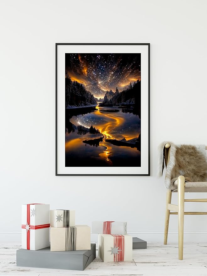 12 Pack Diamond Art Kits for Adults, Moon Landscape 5D Diamond Painting for Adult Beginners,DIY Full Drill Round Gem Painting Dot Art Sets,Home Wall Decor 9.8x13.8 Inch