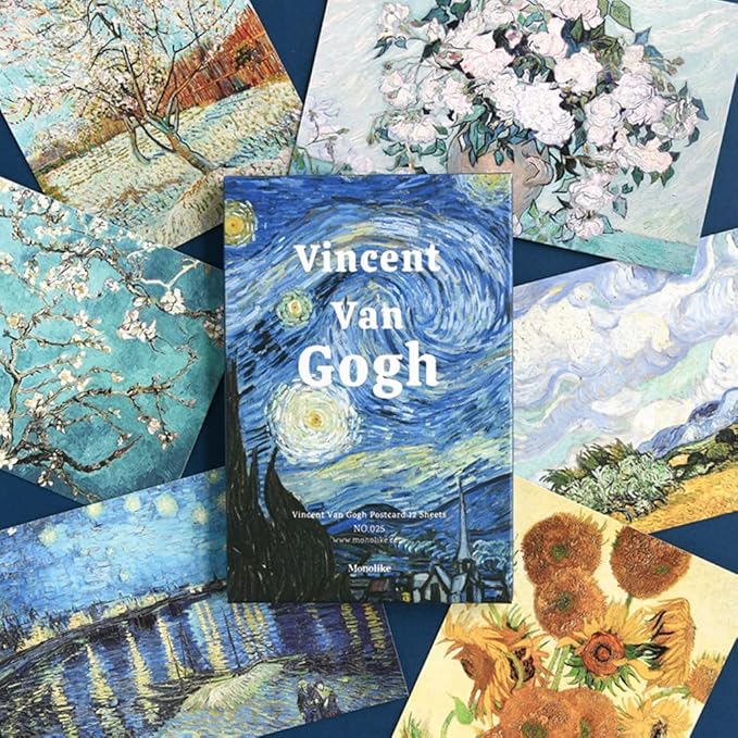 Monolike Vincent van Gogh Single card - mix 12 pack