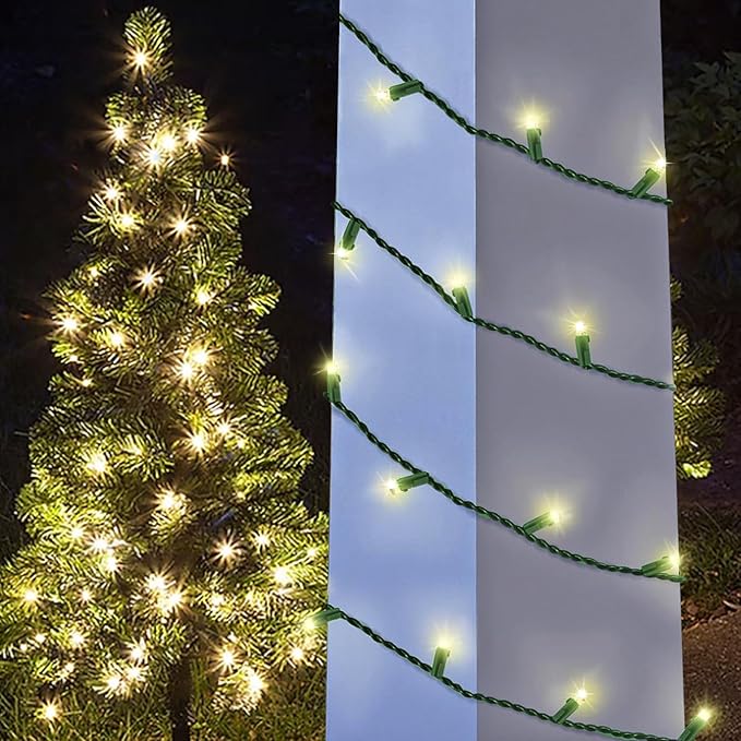Boltigen Soft Twinkle Lights,20 LED Slow Twinkling, 5mm Wide Angle Christmas Lights, UL Certified 7 Ft Extendable for Home Garden Indoor Outdoor Use Party Wedding Day Decoration (Warm White, 20 LED)