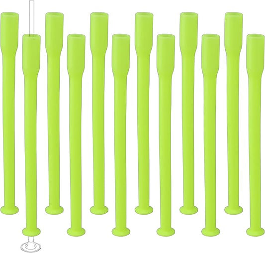 MILIVIXAY 12pcs Candle Wick Placing Tubes Wick Centering Tool for Candle Making.